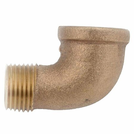 ANDERSON METALS 1/4 in. FIP in. X 1/4 in. D MIP Brass 90 Degree Street Elbow 738116-04AH